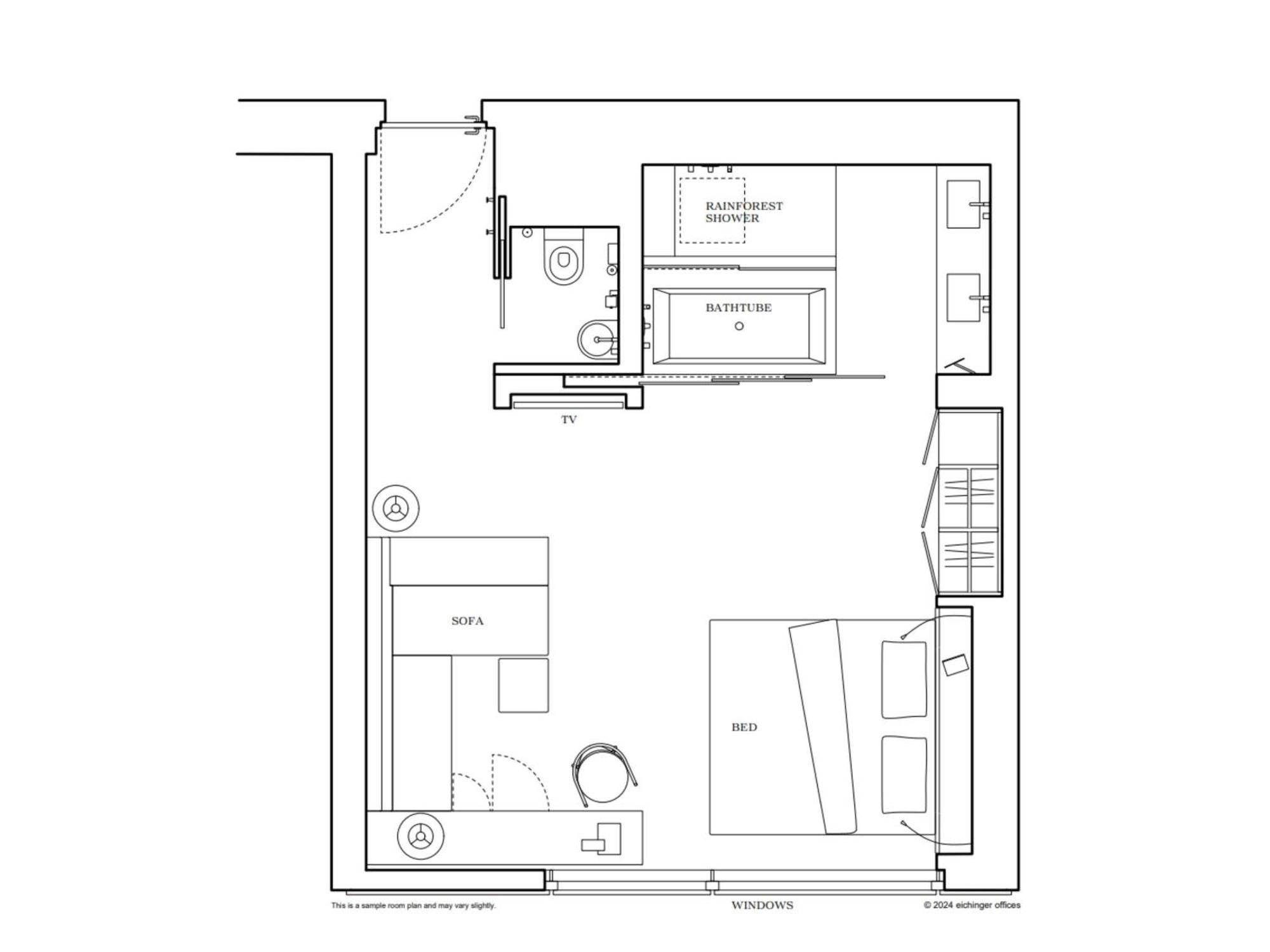 Executive – Blick auf die Kathedrale, 1 Kingsize-Bett oder 2 Einzelbetten